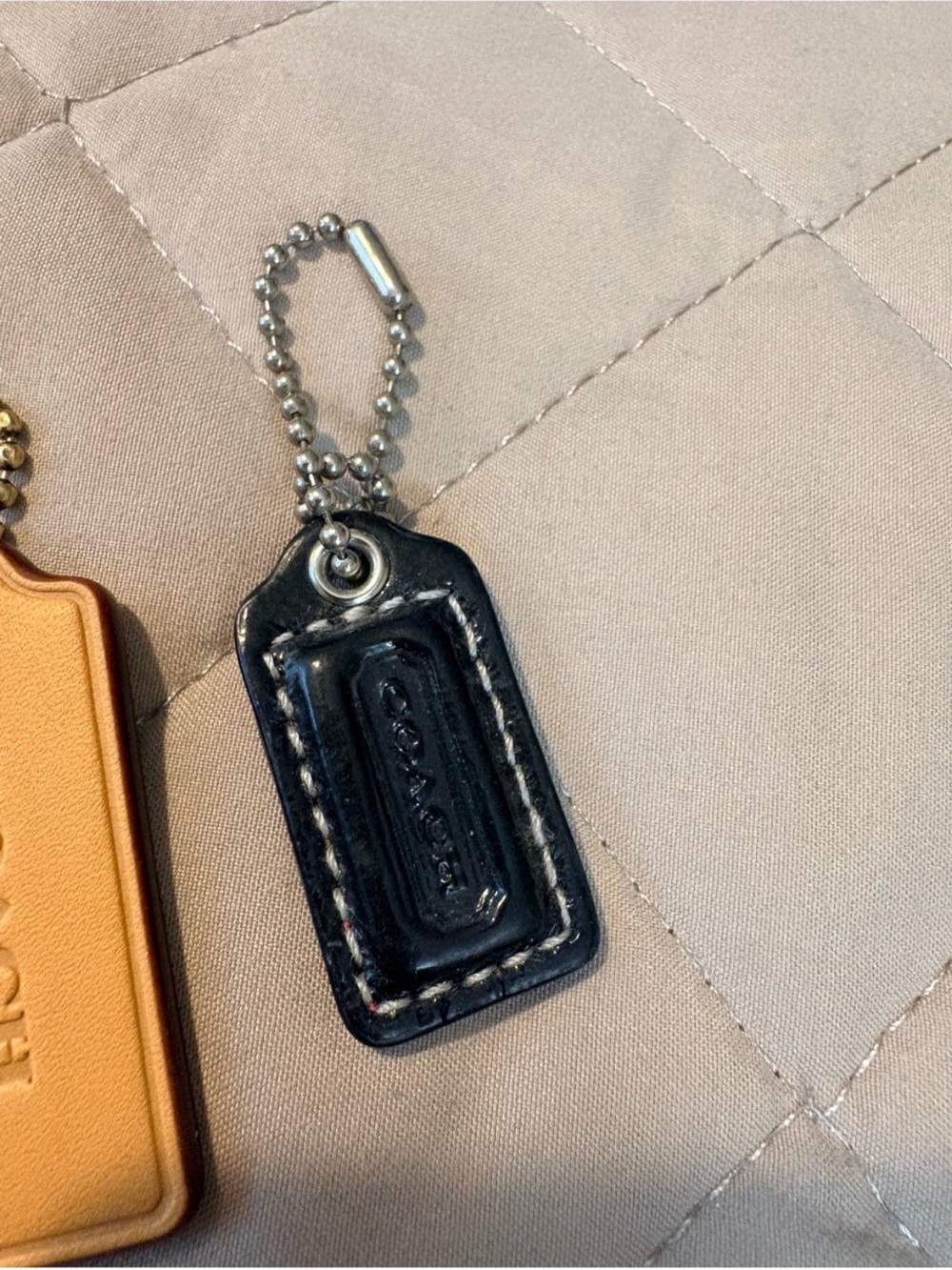 5/-2in inch Coach leather tags bundled🥰 - Picture 10 of 14